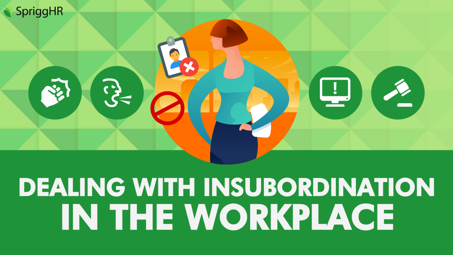 Dealing With Insubordination In The Workplace Sprigghr