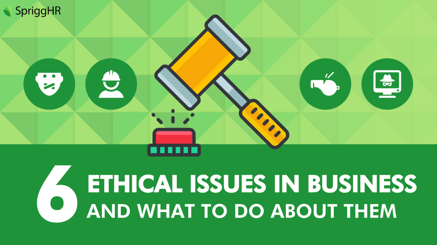 what are ethical issues in business?